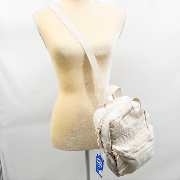 Adidas Recycled White OG Micro 2.0 Mini Backpack - Picture 9 of 11
